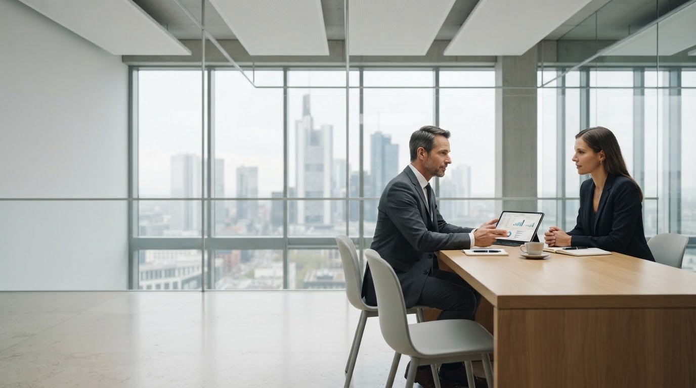Wzrost Coin Mark data intelligence platform interface displayed in a calm, secure working environment